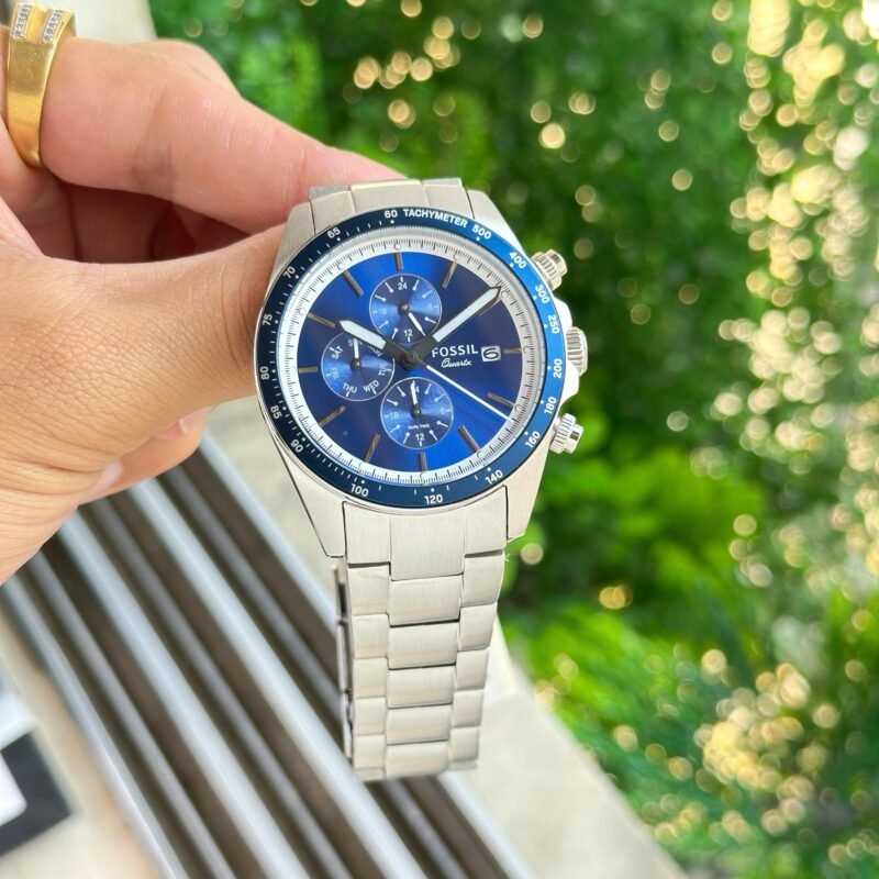 Fossil Autocross BQ2869 Silver Blue