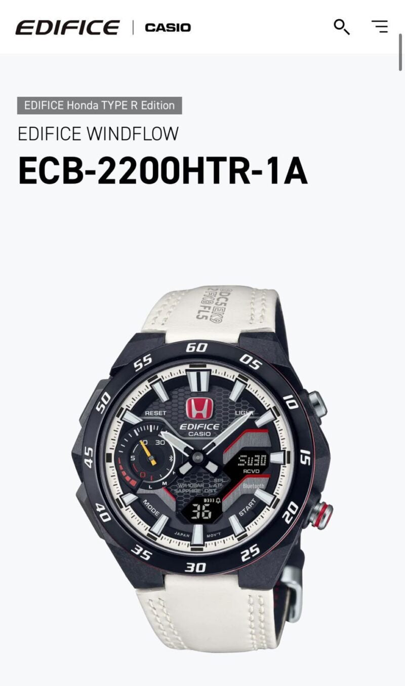 EDIFICE CASIO ECB-2200HTR UA Grade