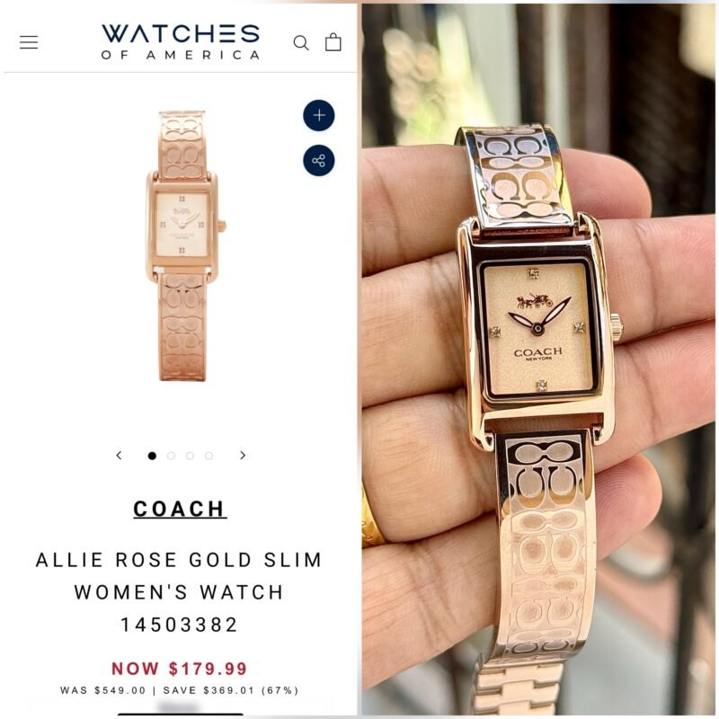 COACH ALLIE SLIM ROSEGOLD UA Grade