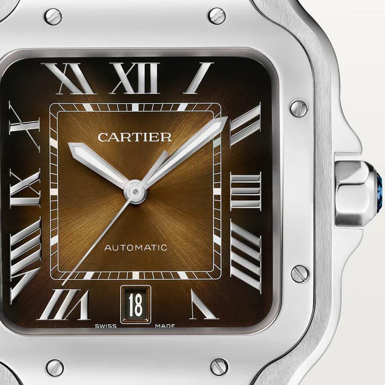 CARTIER DE SANTOSH SUNRAY DIAL AUTOMATIC