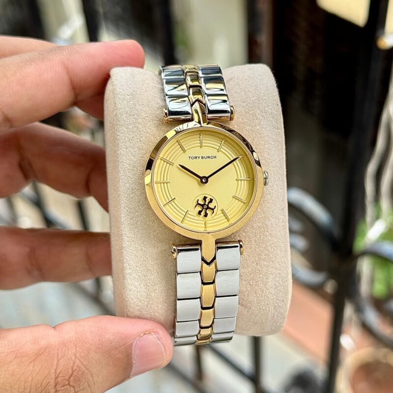 TORY BURCH KIRA IVORY/TWO-TONE GOLD