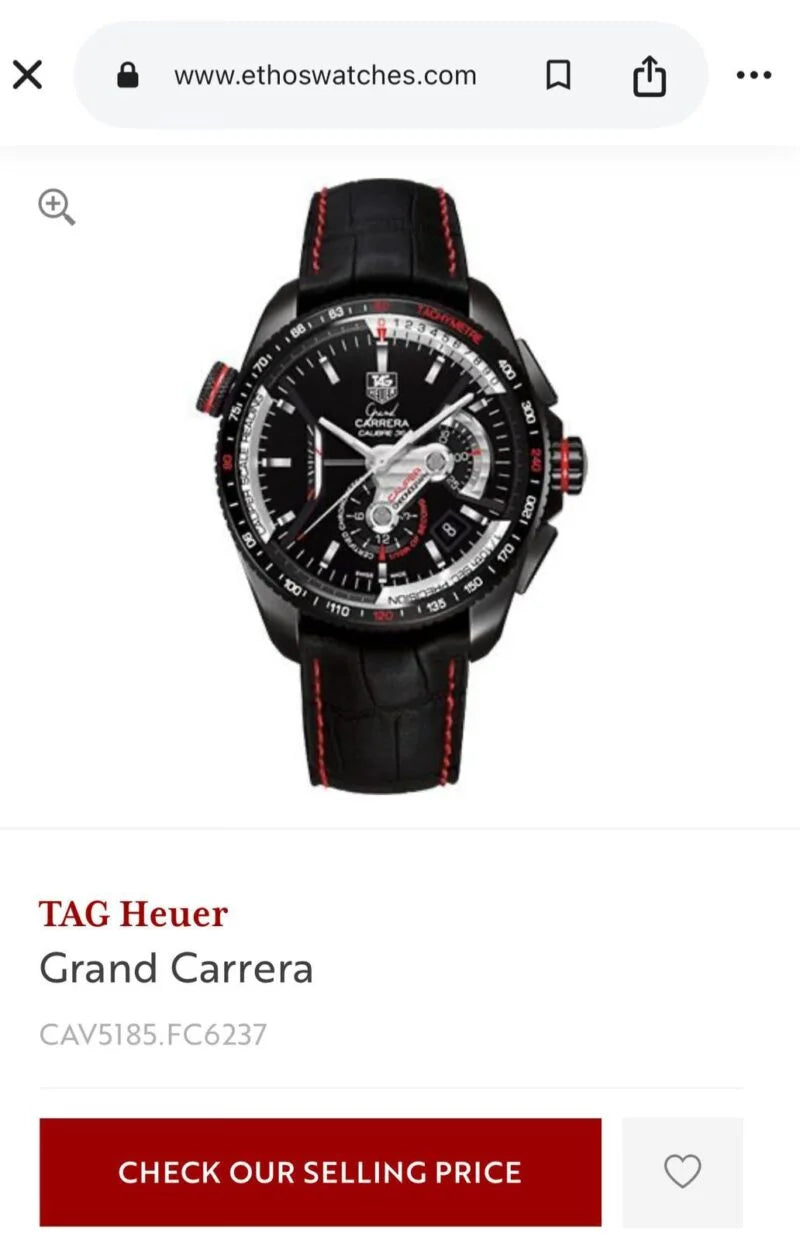 TAG HEUER Carrera Calibre 36 – UA Premium | Men’s Luxury Watch