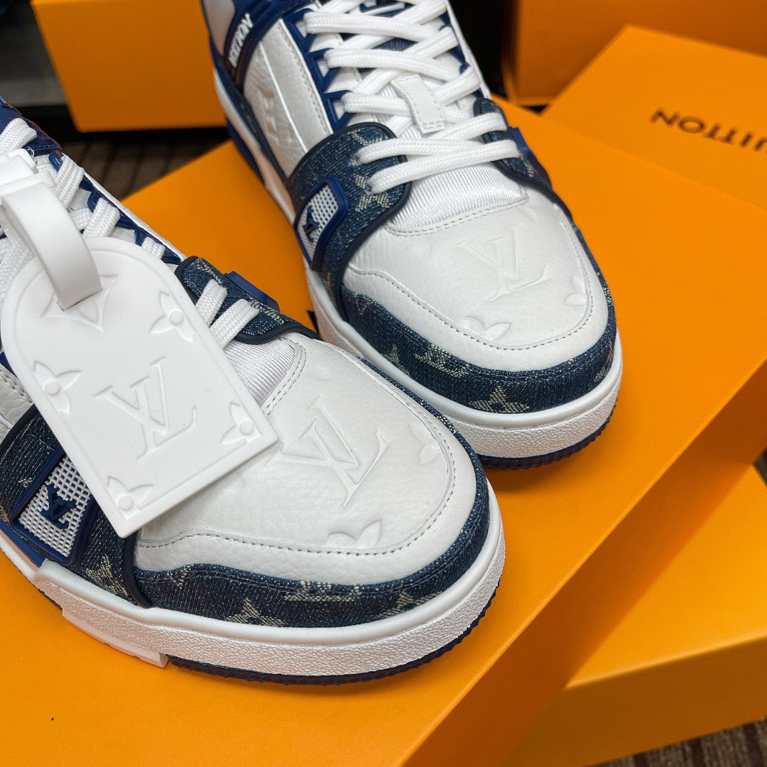 LV TRAINER SNEAKER BLUE