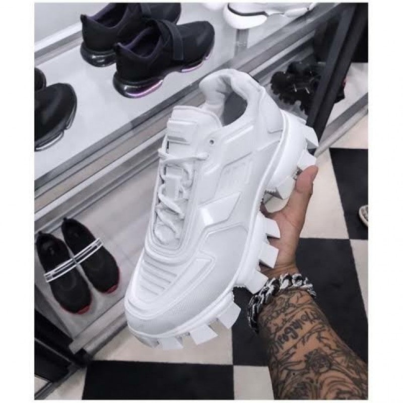 Pradaa cloudbust thunder sneakers white