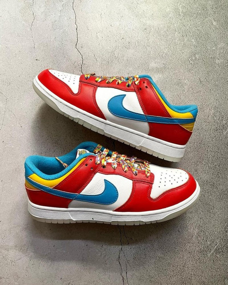sb dunk low lebron fruity pebbles