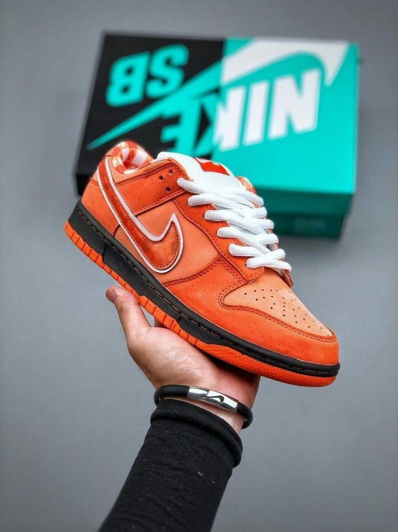 Nikee SB Dunk Low Orange Lobster With Band Fix