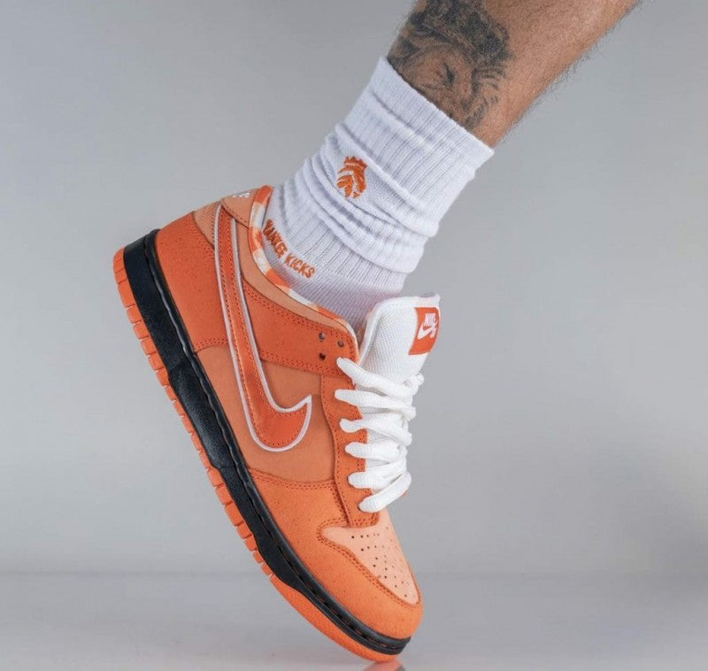Nikee SB Dunk Low Orange Lobster With Band Fix