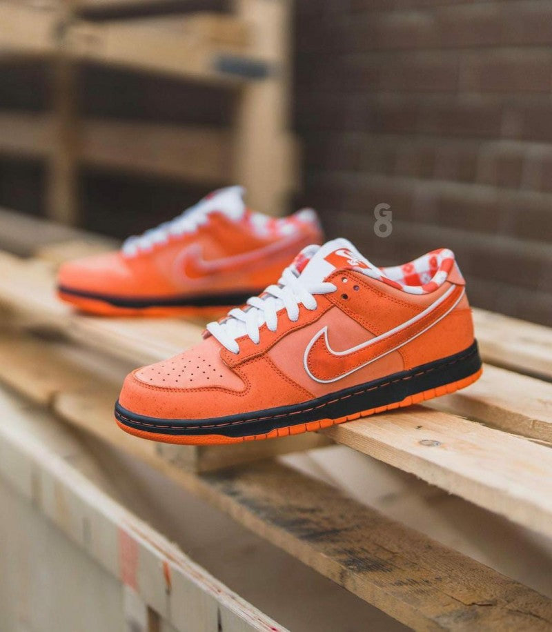 Nikee SB Dunk Low Orange Lobster With Band Fix