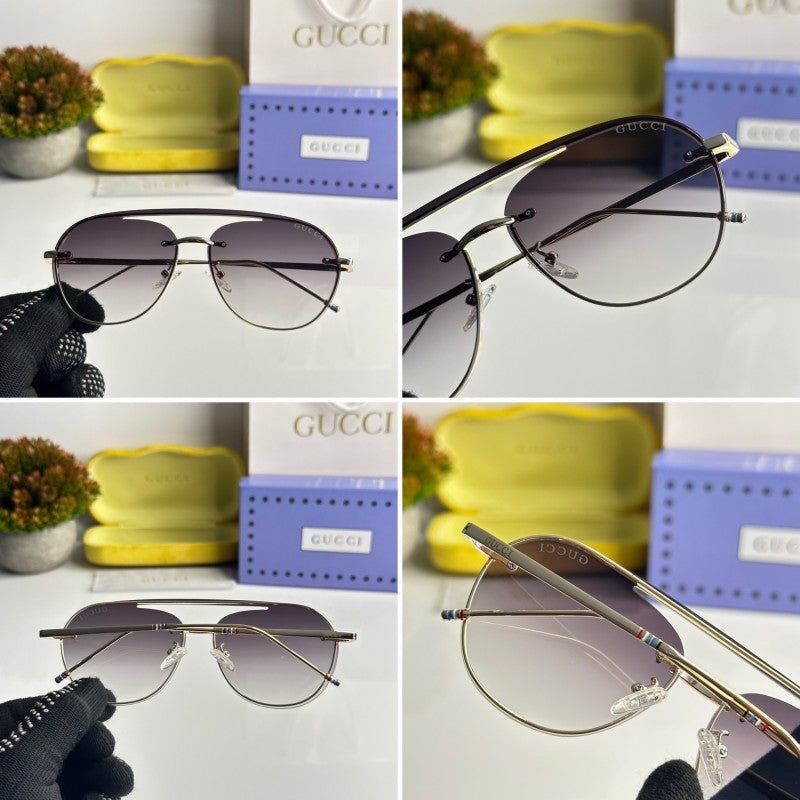 Gucci 149 Gold Black Shaded