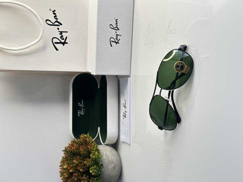Rayban 3342 Black Green (GLASS)