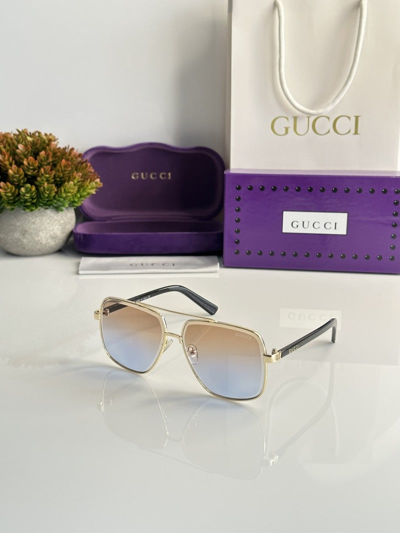 Gucci 6055 Gold Orange Blue