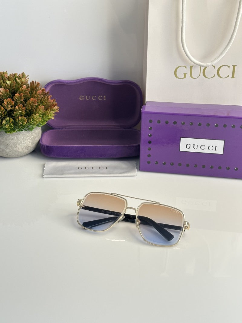 Gucci 6055 Gold Orange Blue