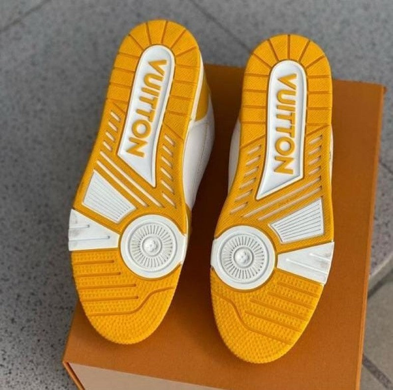 Louis Vuitton Lv Trainer Yellow White