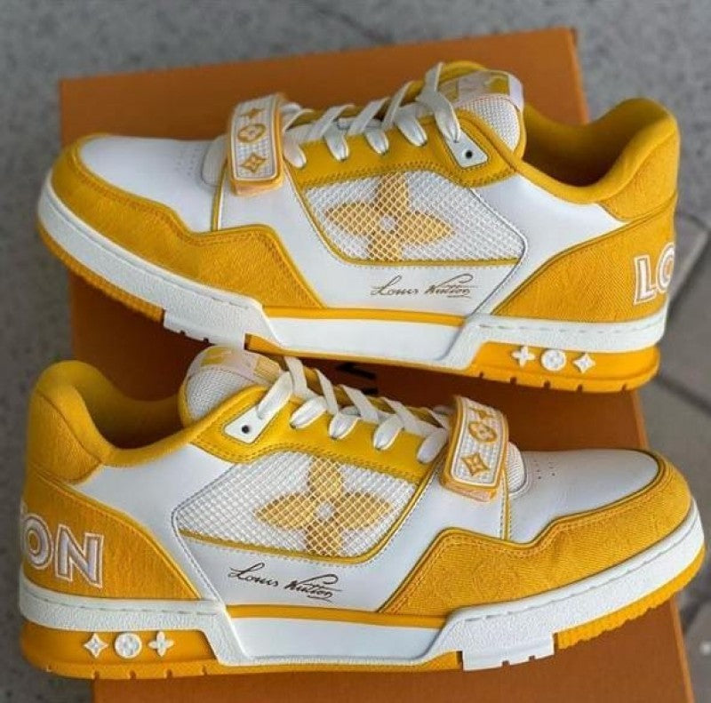 Louis Vuitton Lv Trainer Yellow White