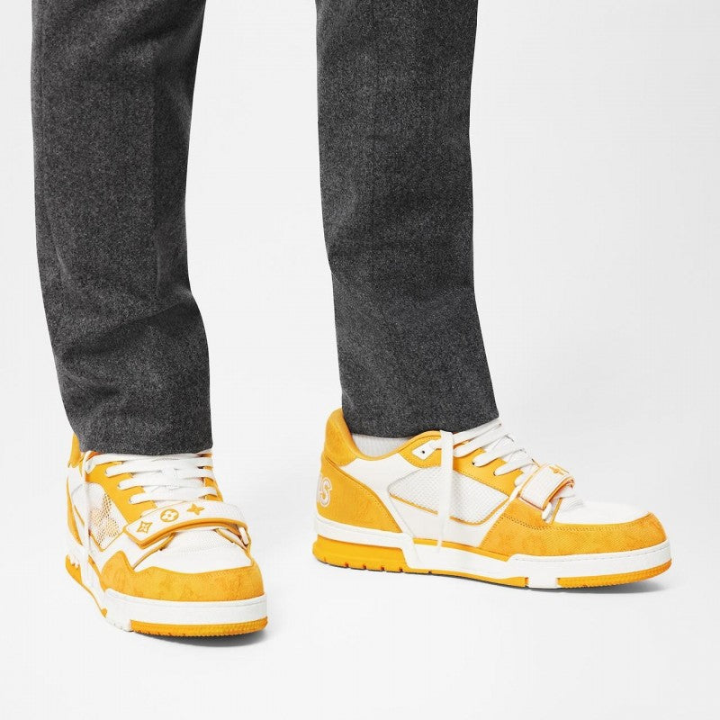 Louis Vuitton Lv Trainer Yellow White