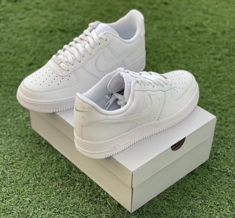 Nik Airforce 1 first leather ua mens with bag keychain bottle lace