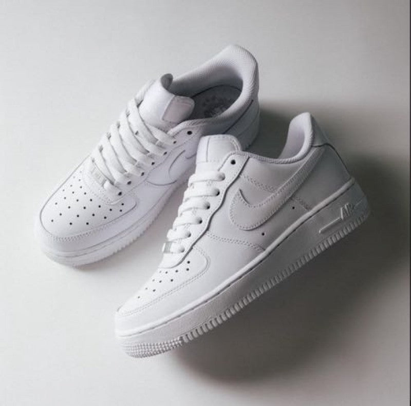 Nik Airforce 1 first leather ua mens with bag keychain bottle lace
