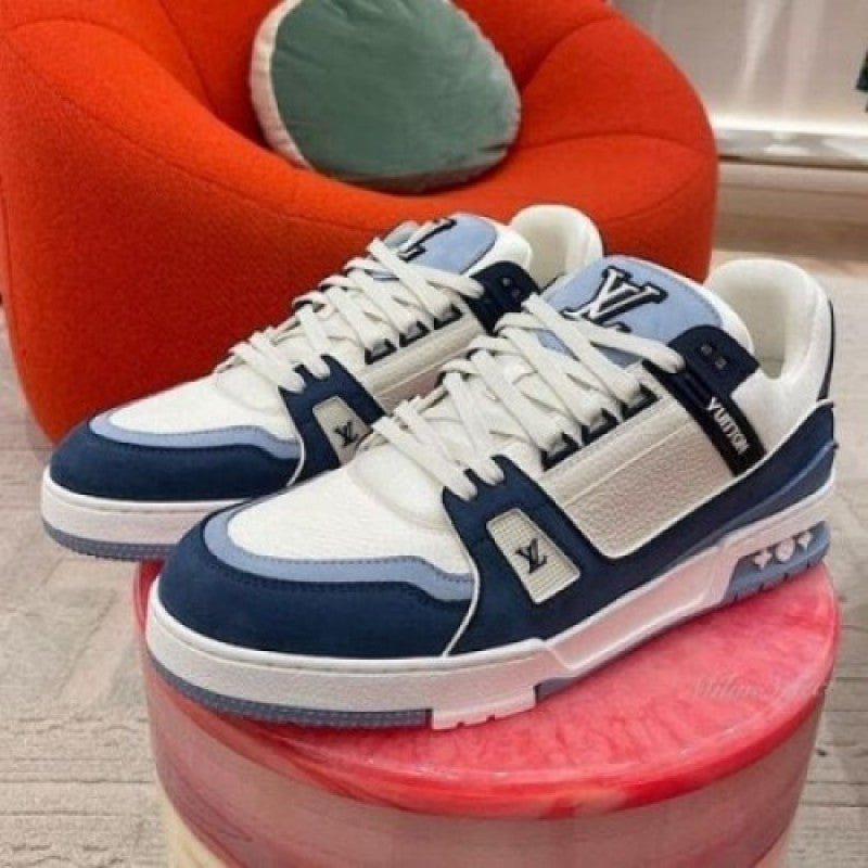 Louiss Vuitton LV STREET STYLE TRAINER SNEAKER BLUE