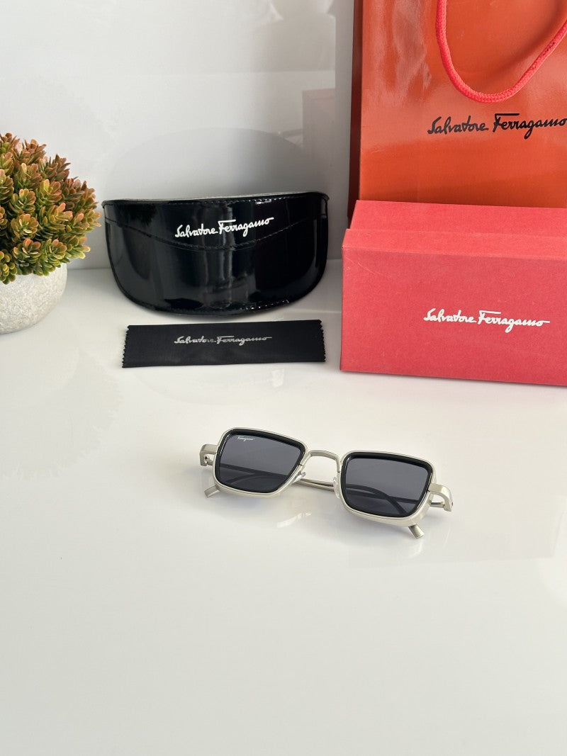 Salvatore Ferragamo 3919 Silver Black