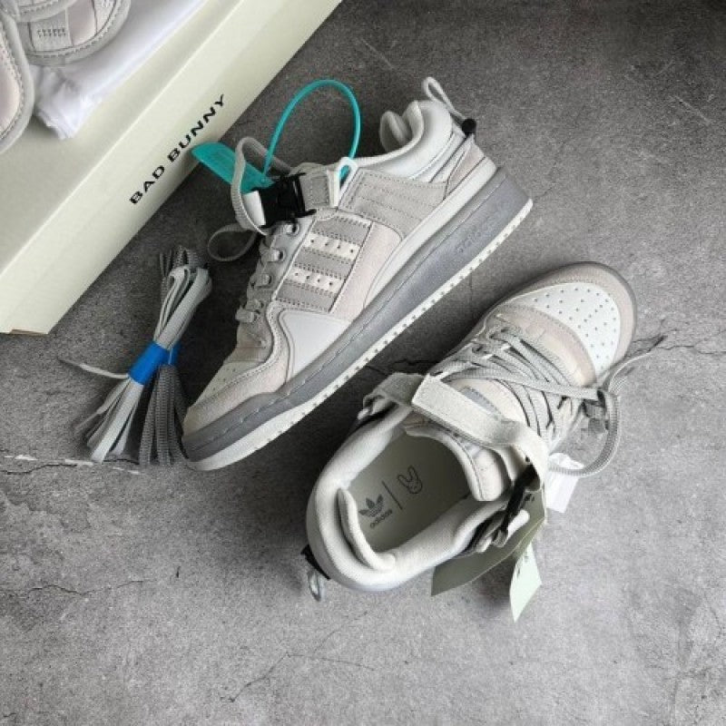 adidass bad bunny grey