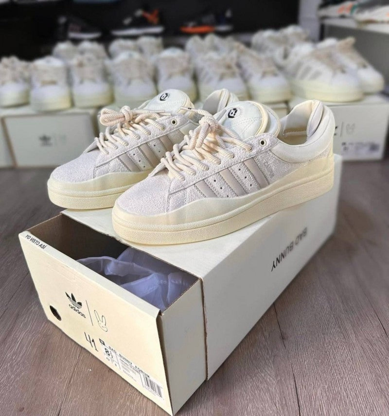 Adidasss campus moon x bad bunny cloud white