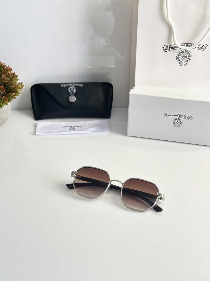 Chrome Heart 353 Silver Brown