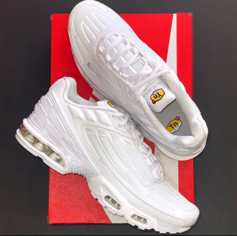 Air max plus 3 "triple white"