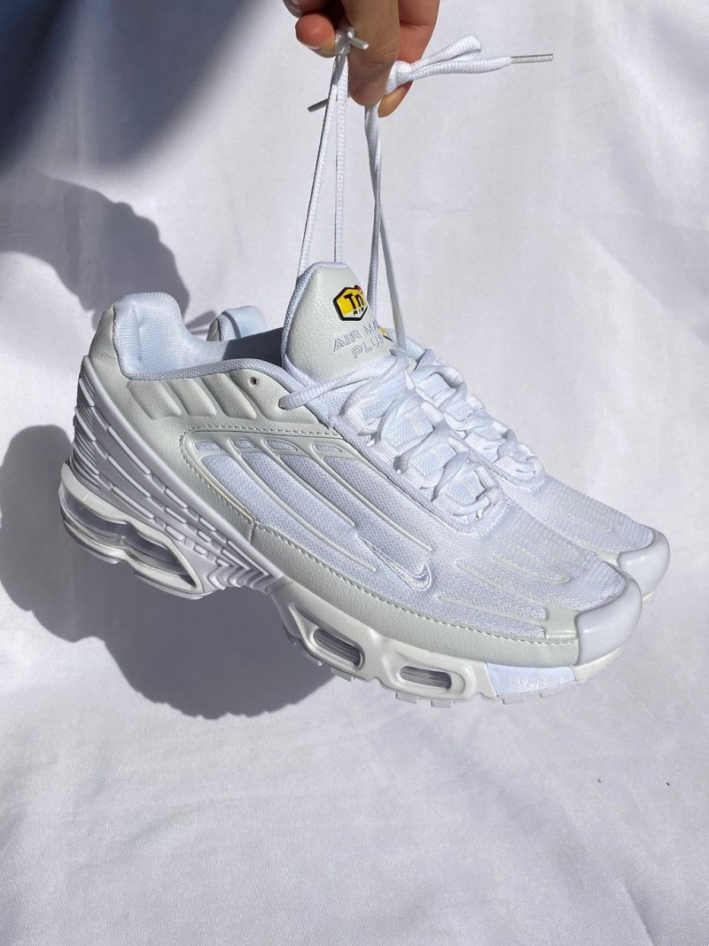 Air max plus 3 "triple white"