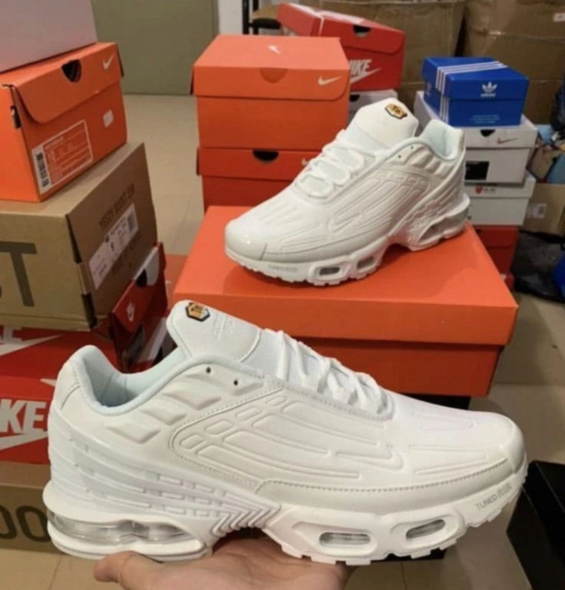 Air max plus 3 "triple white"