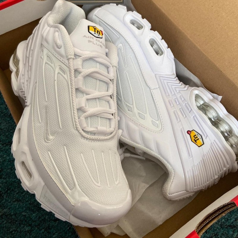Air max plus 3 "triple white"