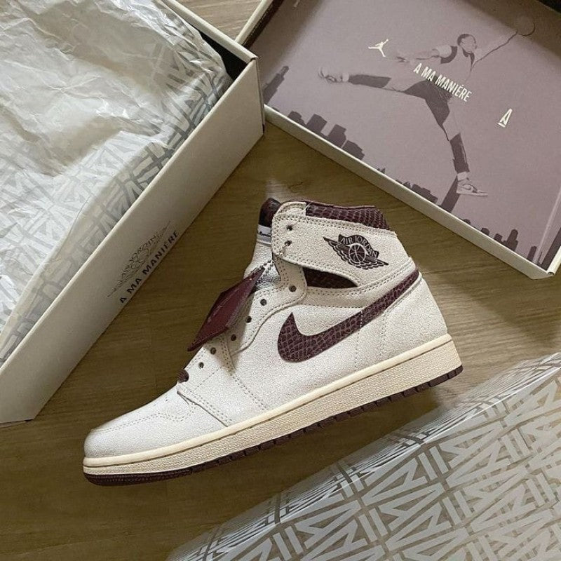 Air jordan retro 1 maniere Semi Ua With Og open box Fix(077
