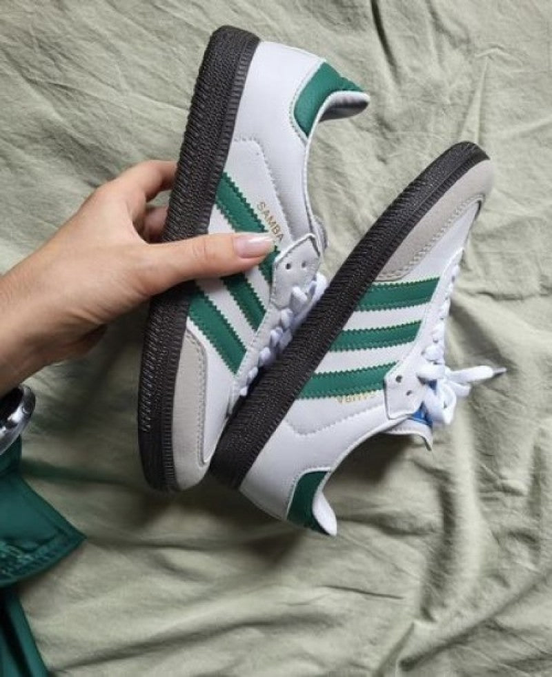 Adidas Samba White Green Women Sneakers Fixx