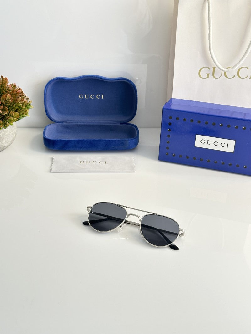 Gucci 1091 Silver Black