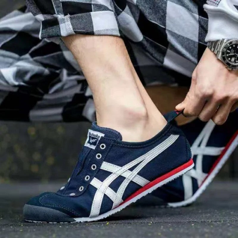 Onitsuka Tiger Slipon Navy Blue White Sale