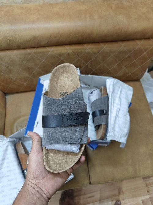 Birkenstock kyoto Grey suede