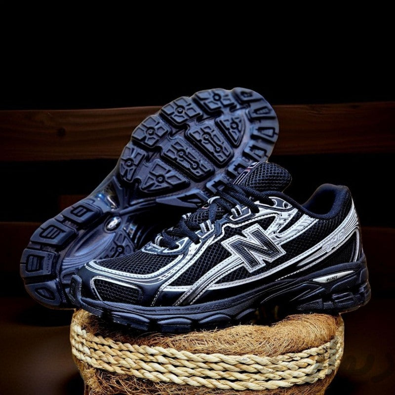 New Balance 740 Black Silver Running Shoes 143