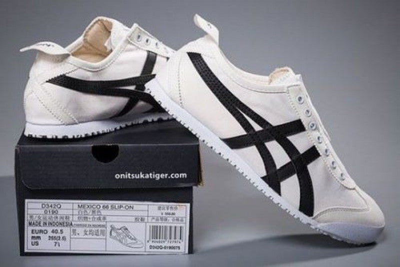 Onitsuka Tiger Mexico Slipon Black White sale