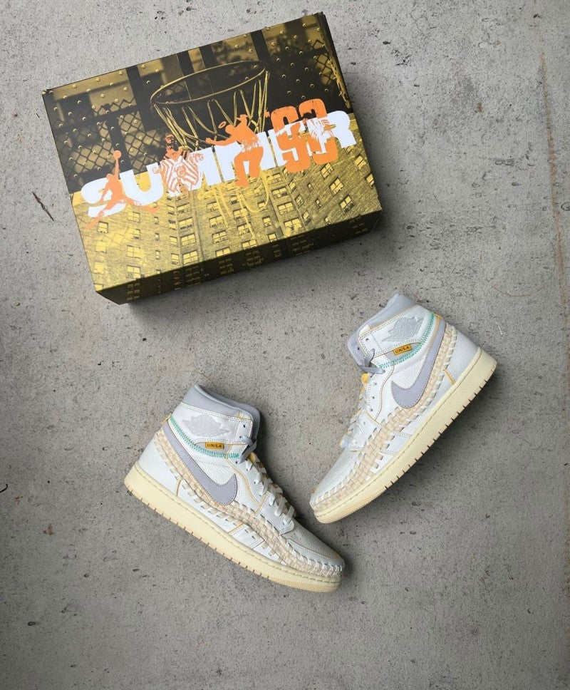 union X Air Jordan 1 High OG Woven no cd semi UA