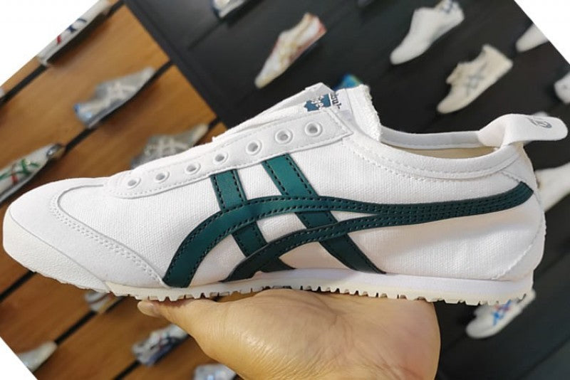 Onitsuka Tiger Mexico Slipon White Green sale