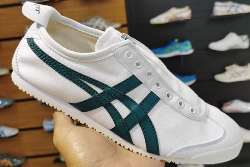 Onitsuka Tiger Mexico Slipon White Green sale