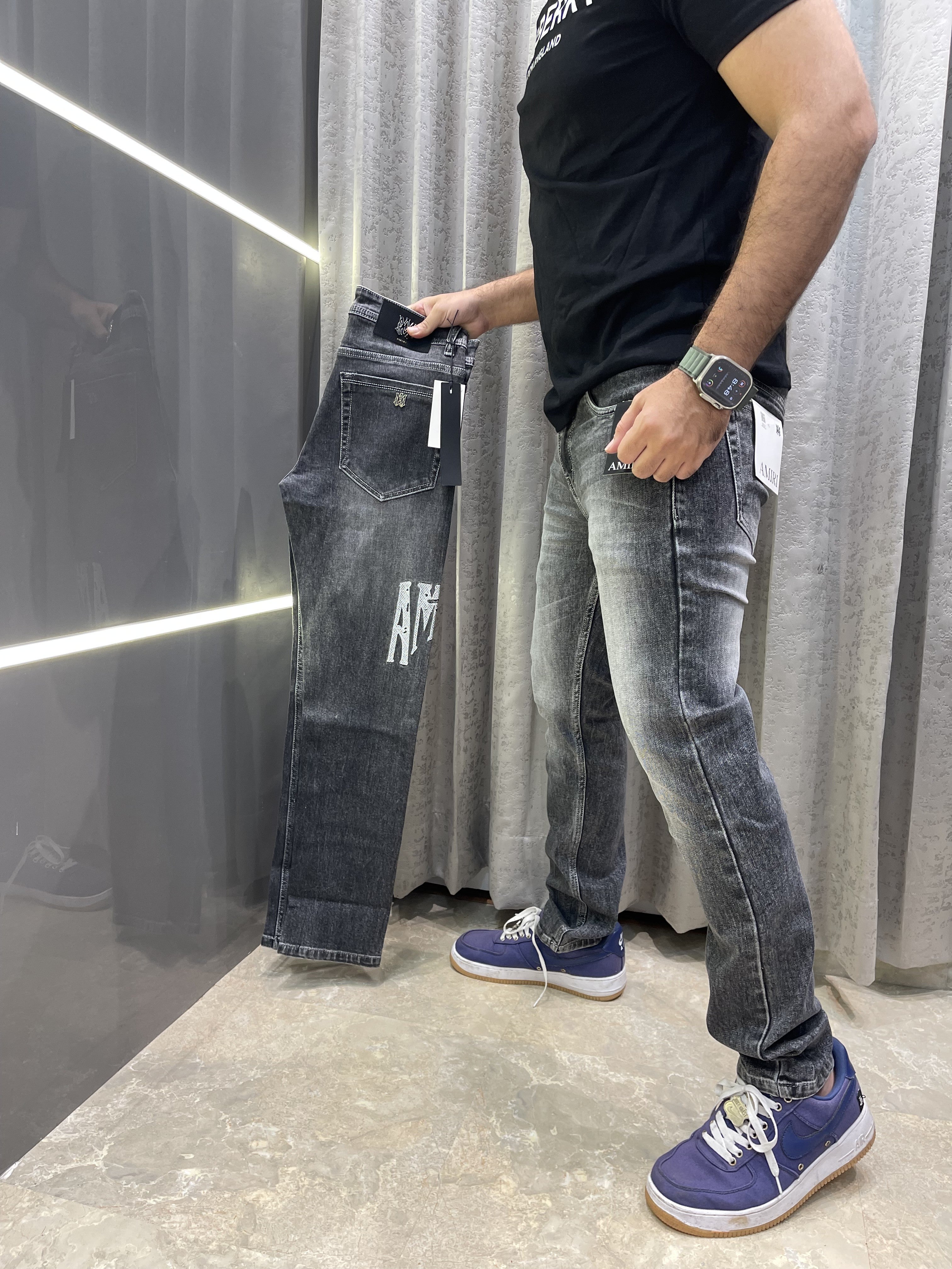 AMIR I GREY PREMIUM DENIM WITH FARFETFECH PACKING