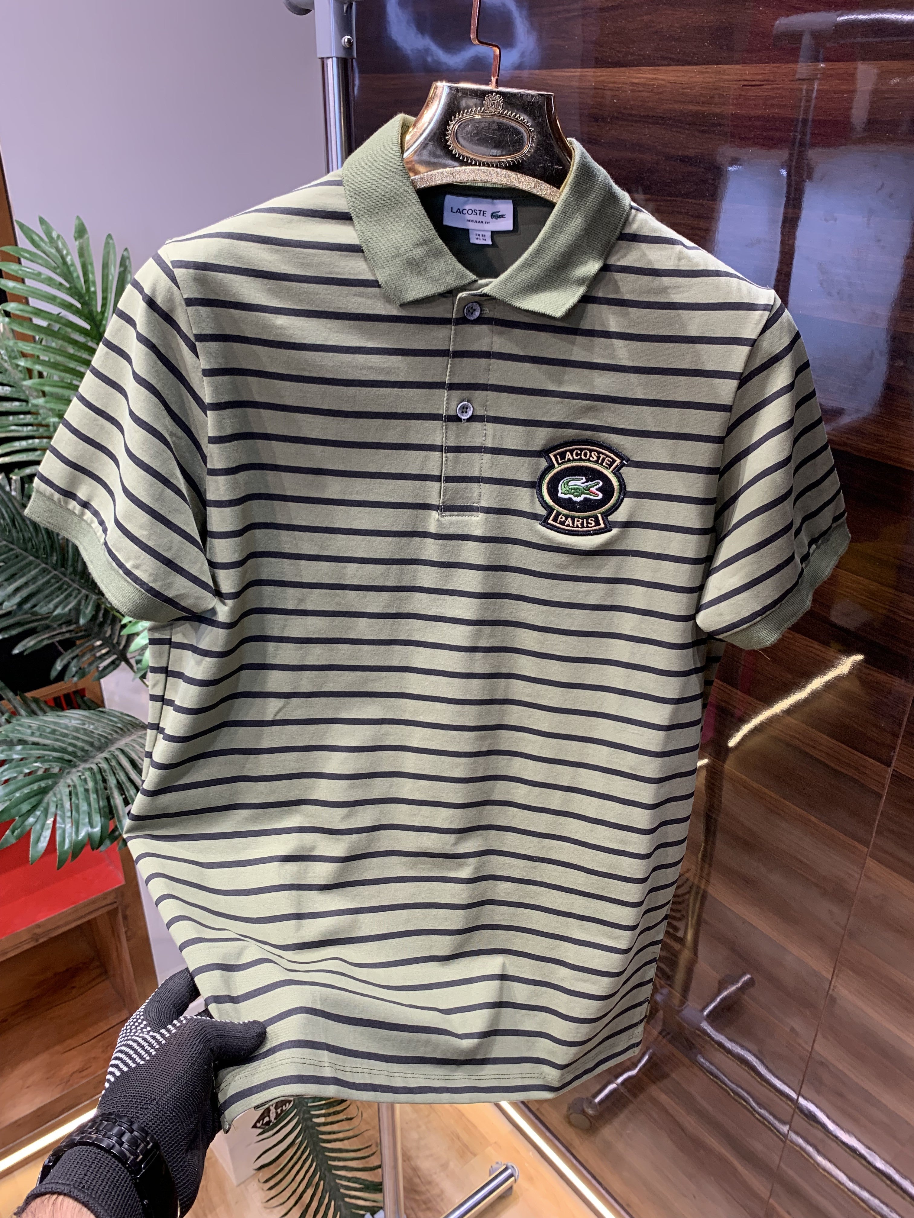 LACOST E POLO PREMIUM GREEN CC 241