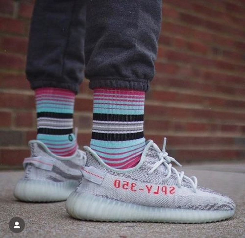 yeezy v2 tint blue ua with bill bag og kit socks