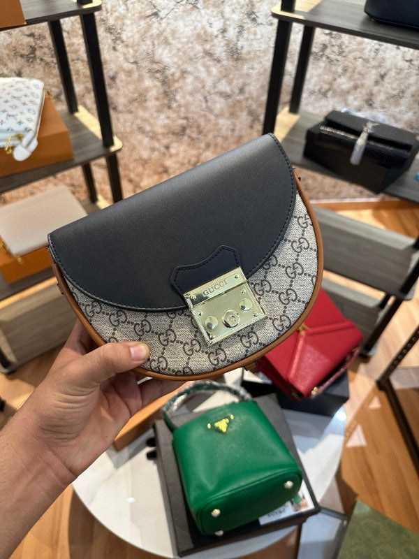 GUCC I PADLOCK SMALL OPHIDIA SLING WITH BOX