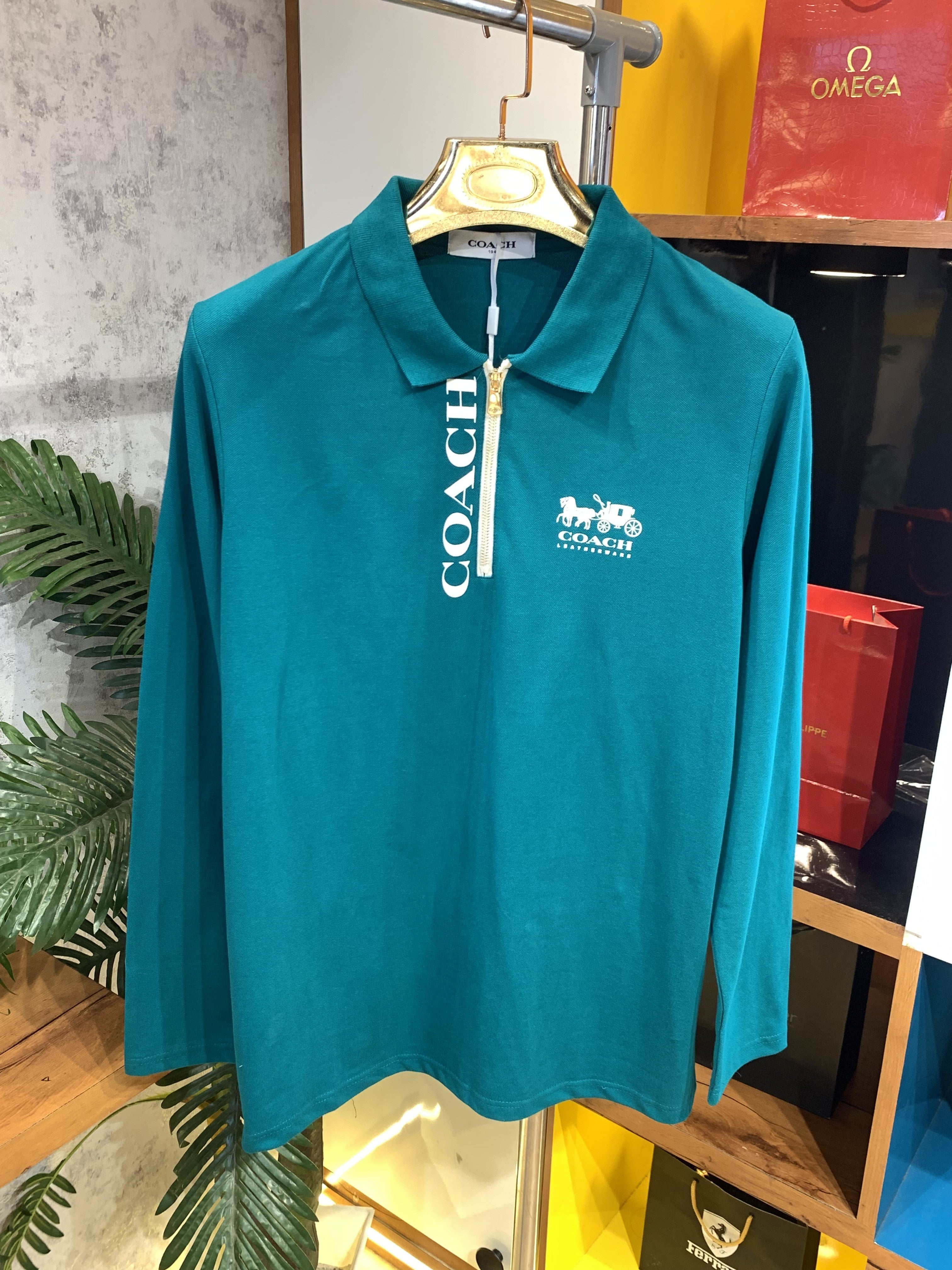 COAC H FULL SLEEVES POLO NECK