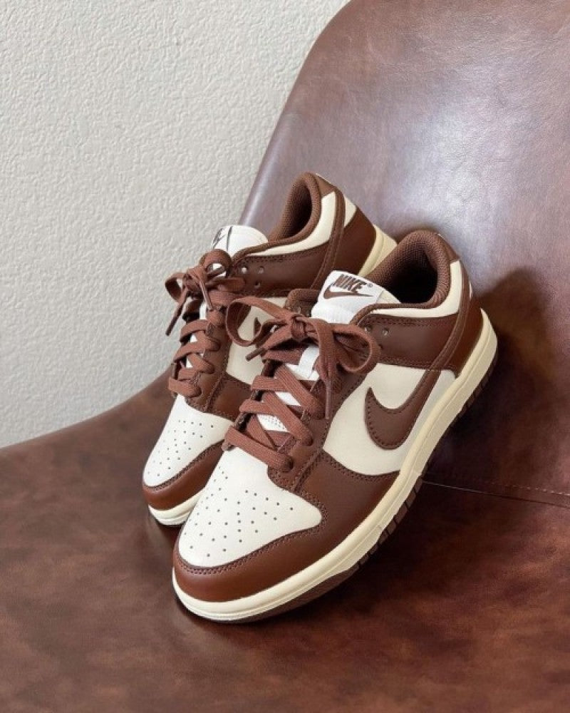 dunk low cacao wow brown semi ua with extra lace fix