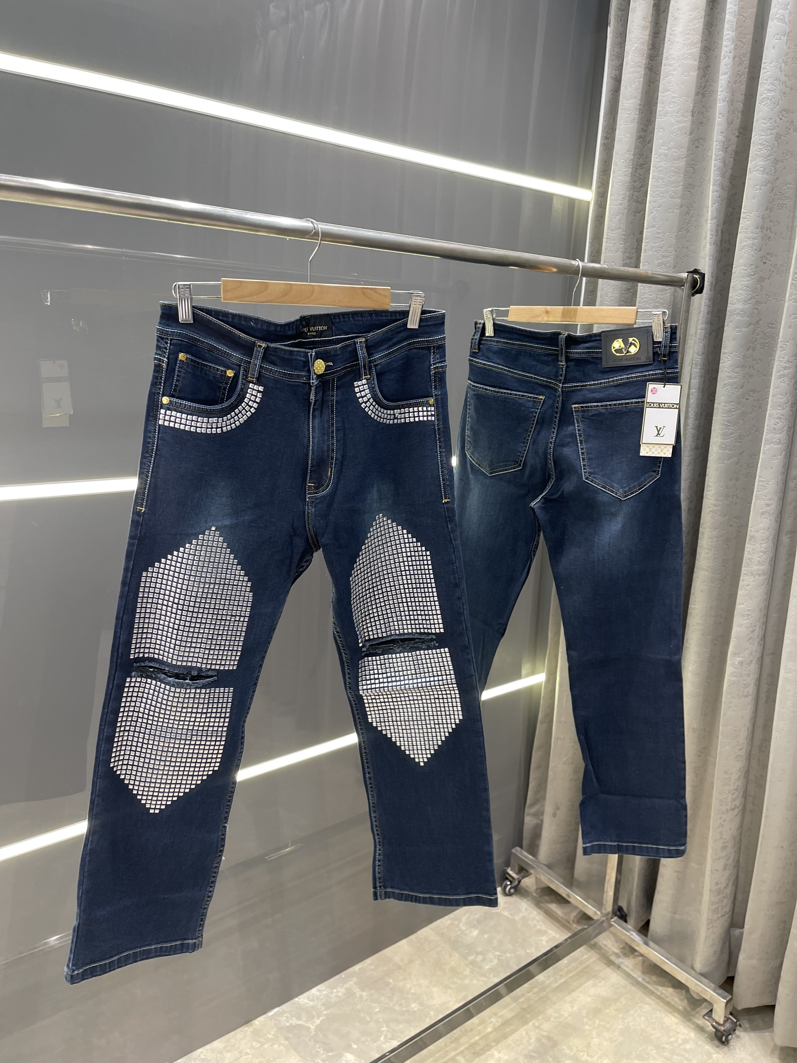 Big sale LOUIS VUITTO N BLUE PREMIUM DENIM