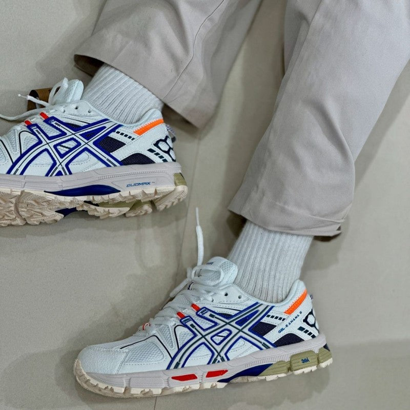 ...Asics gel kahana 8 cream blue orange