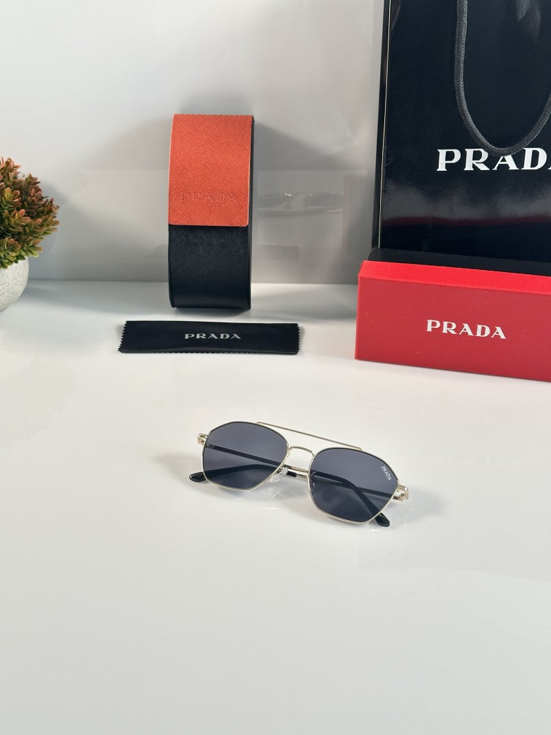 Prada 50 Gold Black
