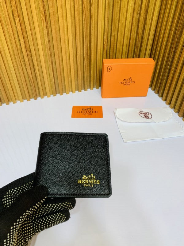 201 HERMES FULL BLACK PREMIUM QUALITY WALLET WITH BOX